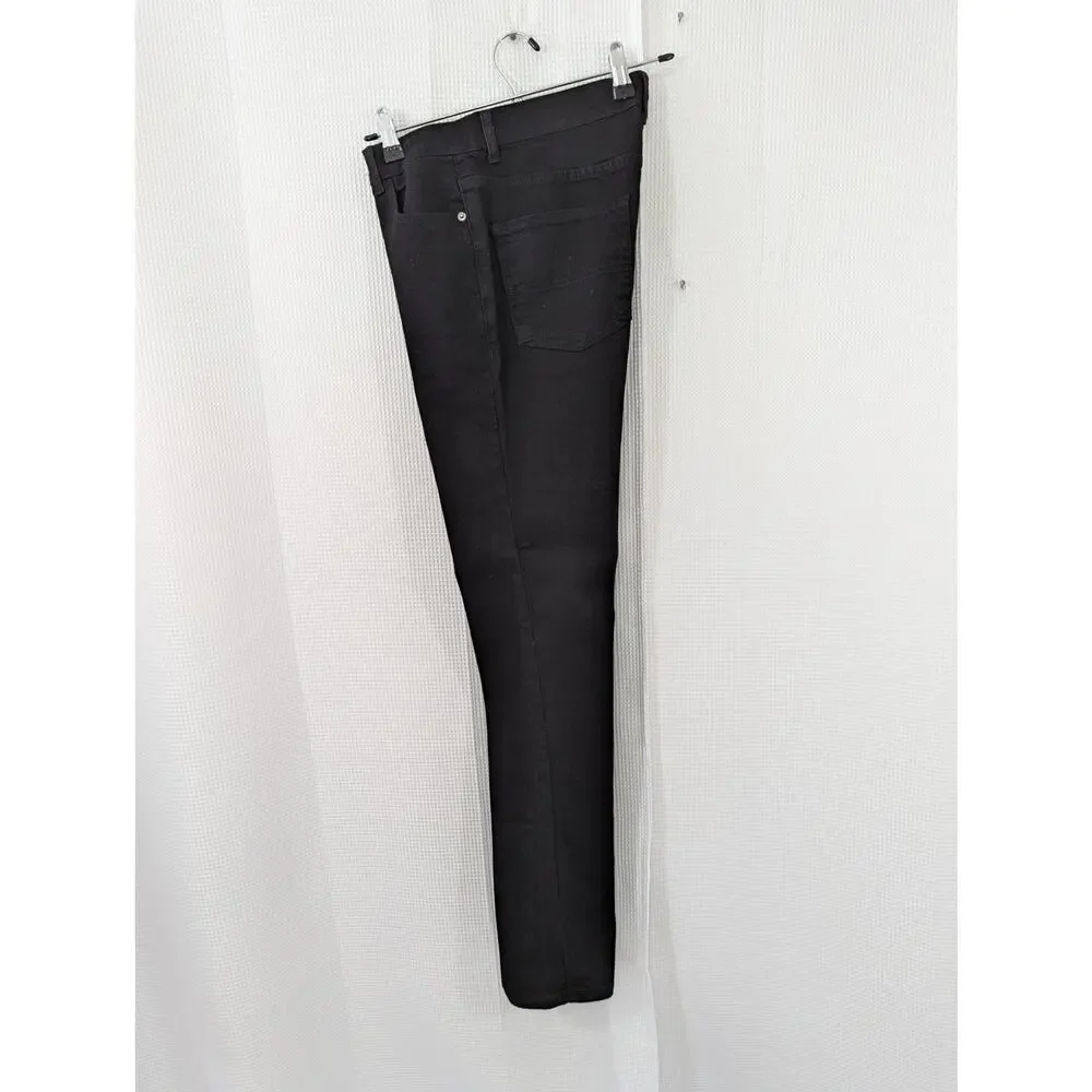 NWT@$97! THE CHILDRENS PLACE! RICH BLACK DENIM STRETCH SKINNY JEANS! SZ 18